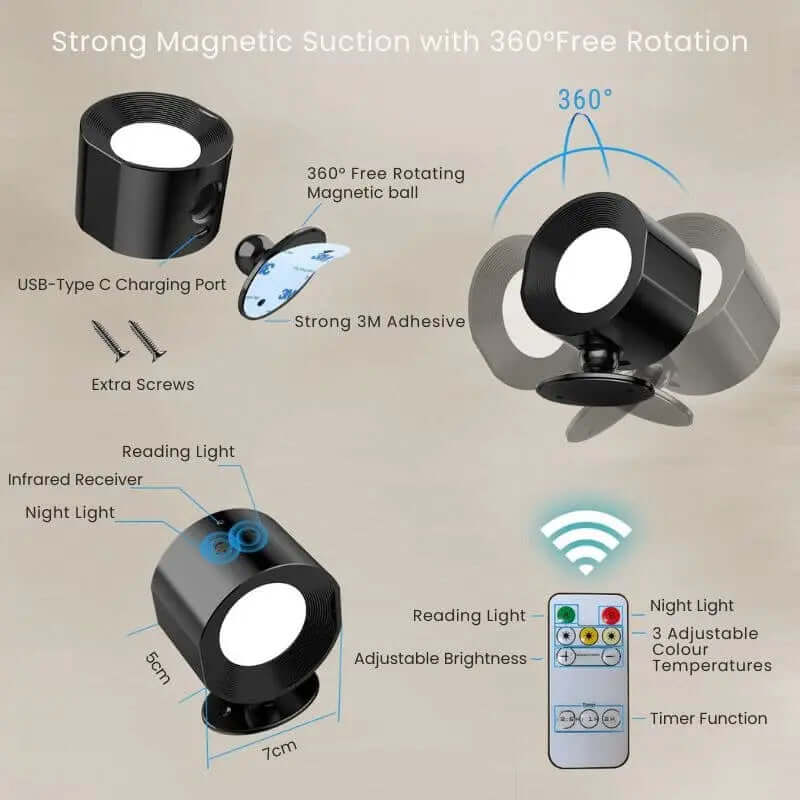 LED Rechargeable Wall Light - 50%OFF Today Only