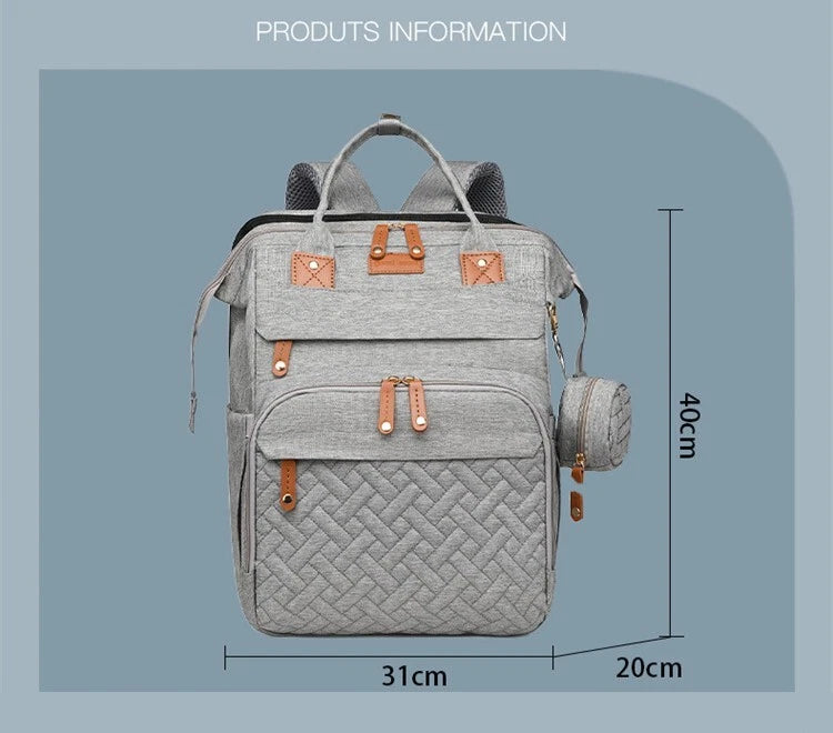 3-in-1 Diaper Bag Backpack with USB Charging & Insulated Pockets Aussie Vital Supplies