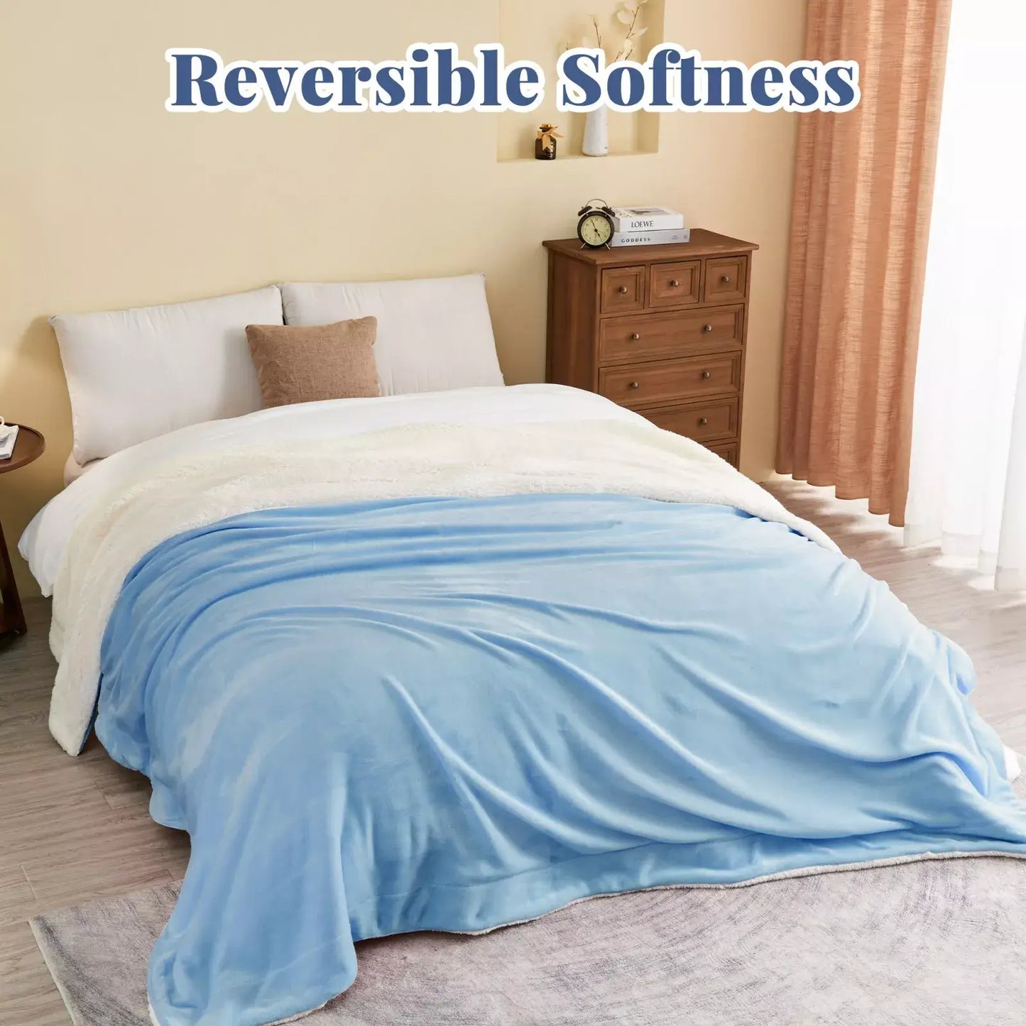 Winter Fleece Blanket – Sherpa Throw Blanket for Couch & Bed