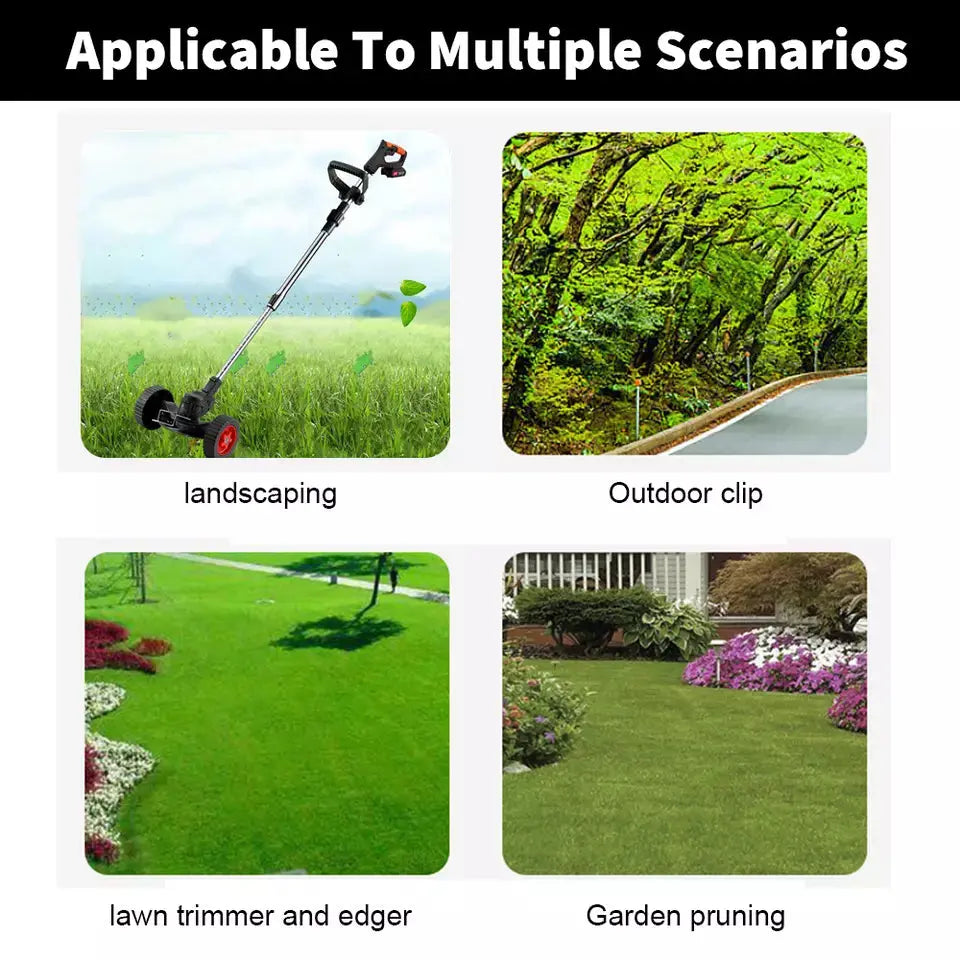 3-in-1 Cordless Grass Lawn Mower - 50% OFF Limited Stock !