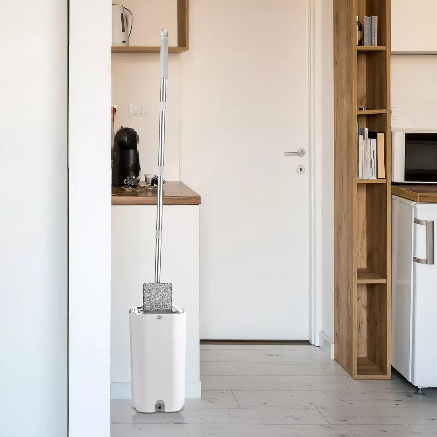 Hands-Free Flat Mop & Bucket Set Aussie Vital Supplies