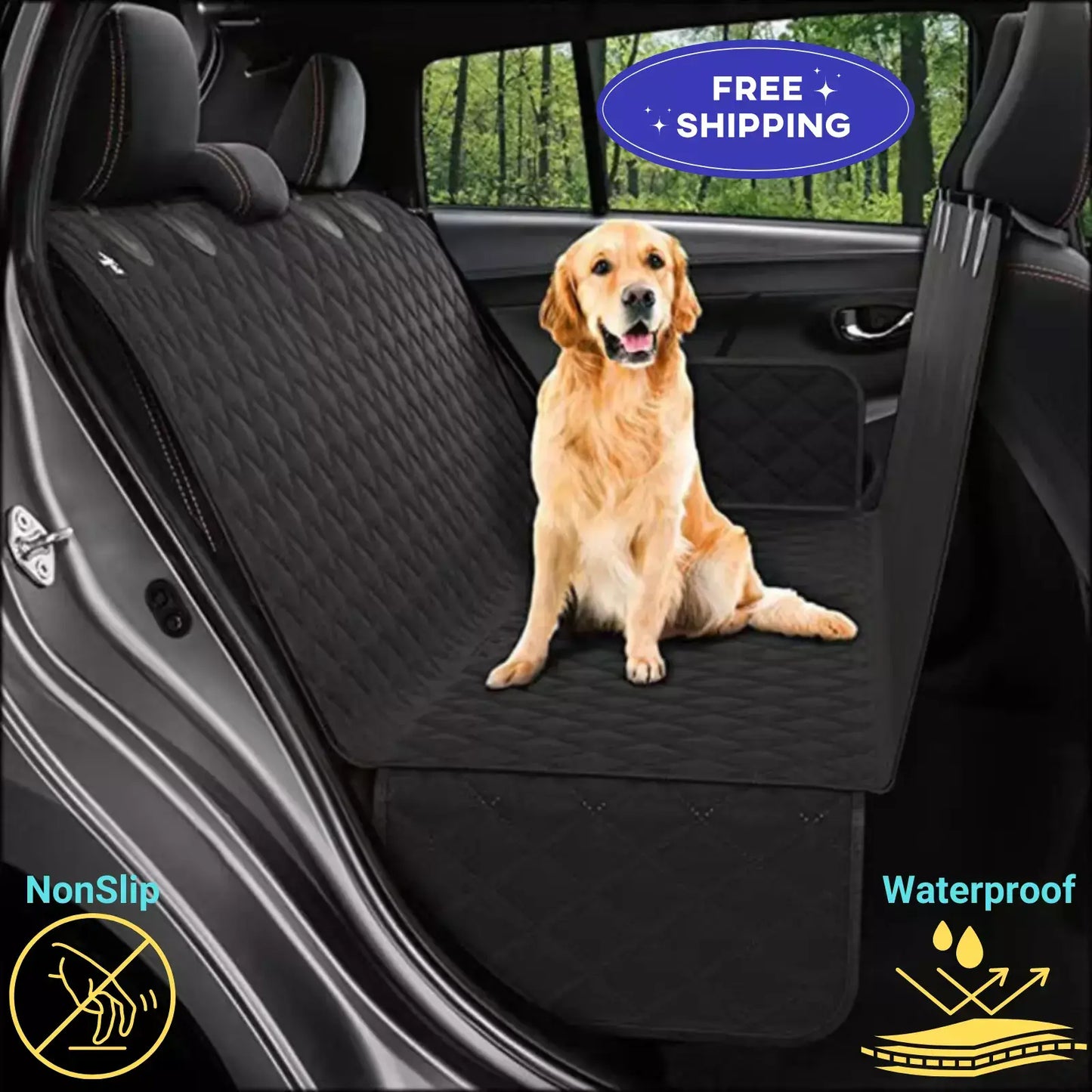 Waterproof Dog Car Seat Cover - 50%OFF Only Today!