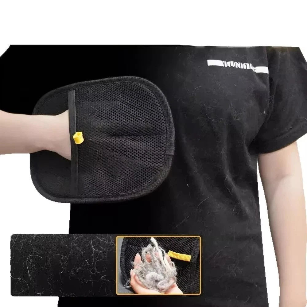 Double-Sided Pet Hair Removal Gloves | Reusable Grooming & Fur Cleaning Tool Aussie Vital Supplies