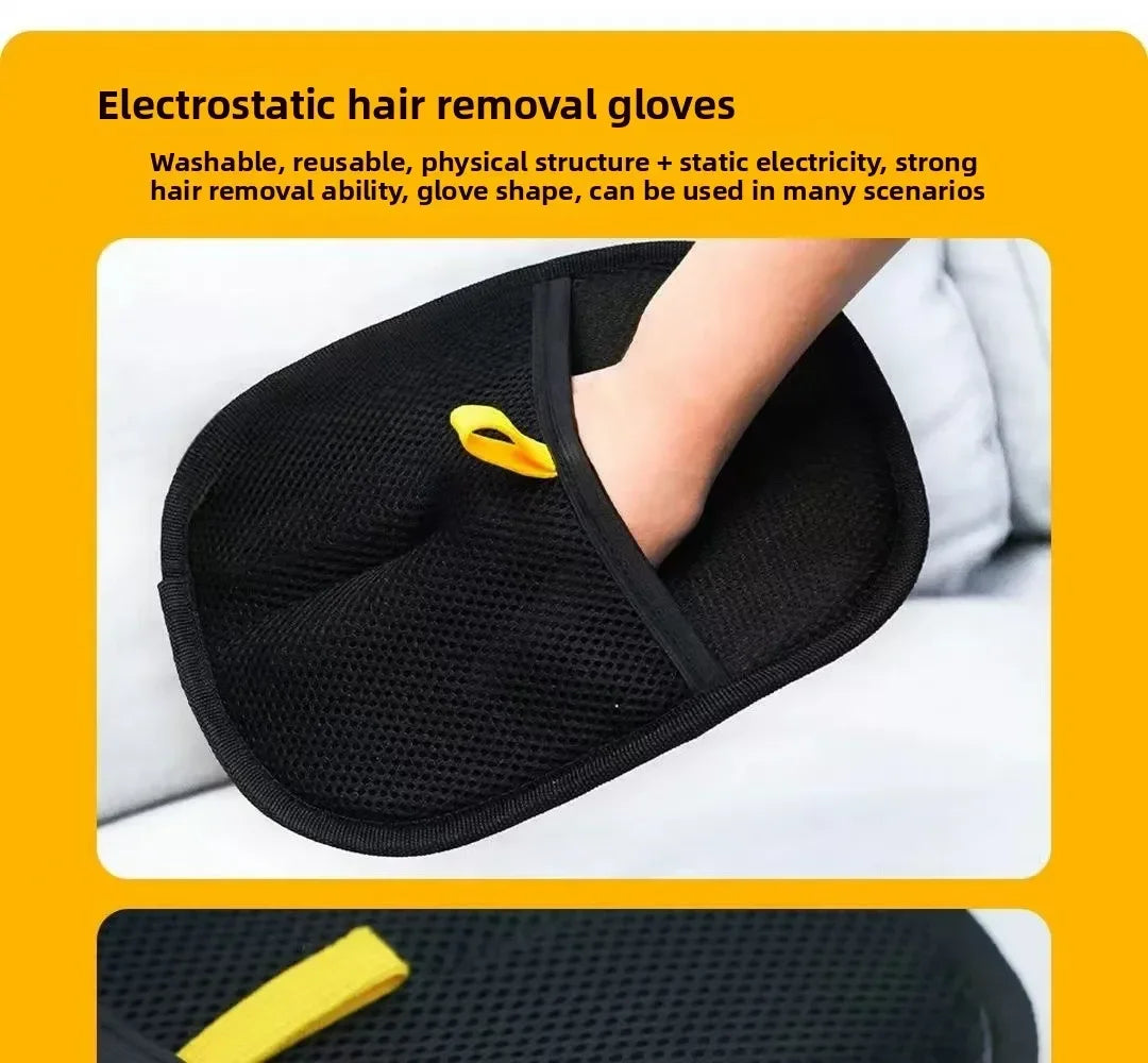 Double-Sided Pet Hair Removal Gloves | Reusable Grooming & Fur Cleaning Tool Aussie Vital Supplies