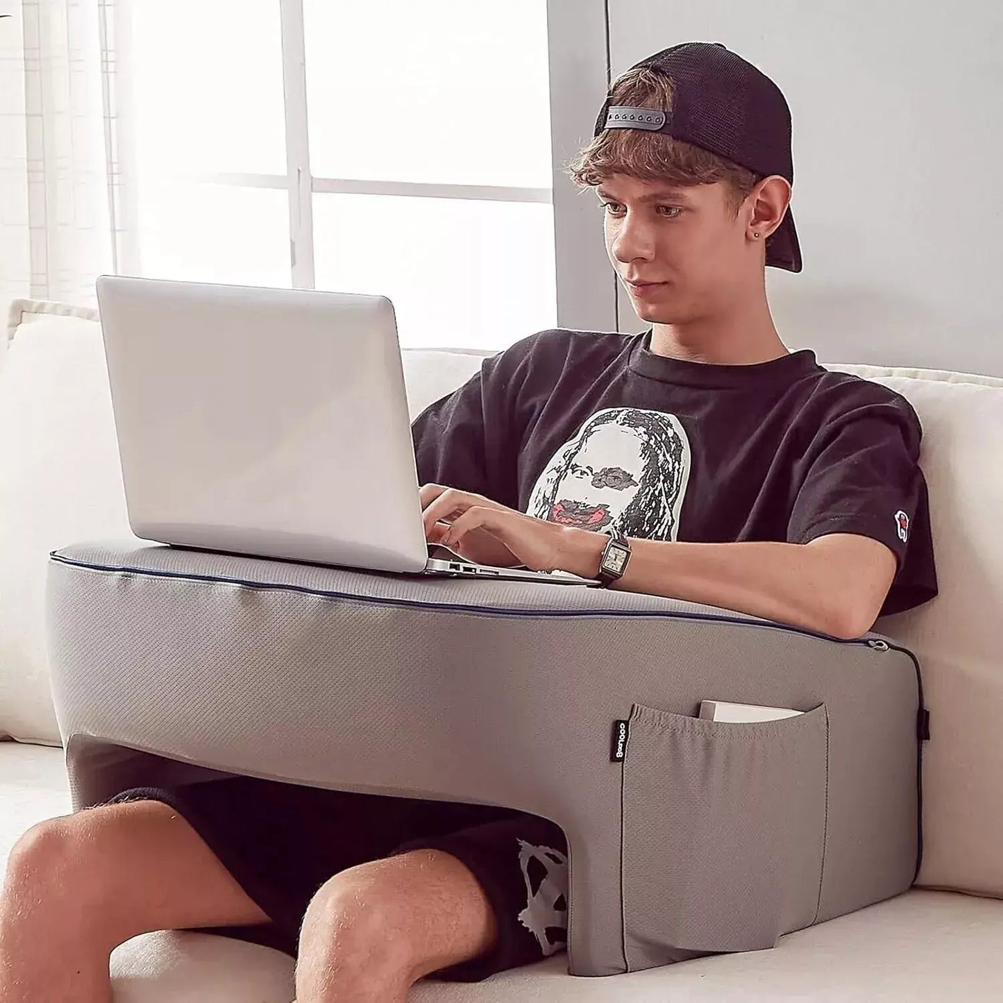 Reading Pillow Lap Desk / Arm Rest Support Pad Table Aussie Vital Supplies