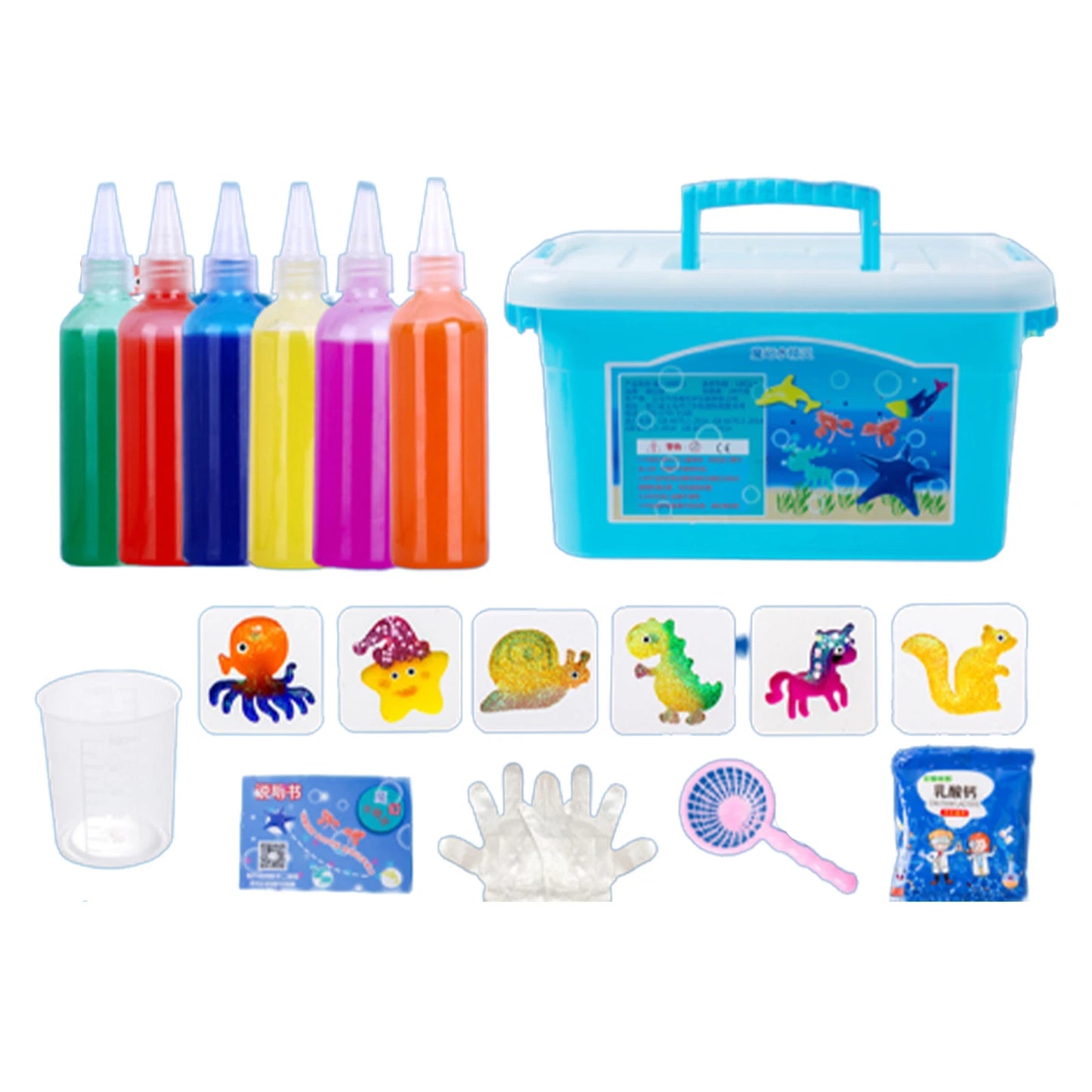 Water Elf Kids DIY Toys Kit – Creative 3D Gel Painting & Arts Craft Aussie Vital Supplies