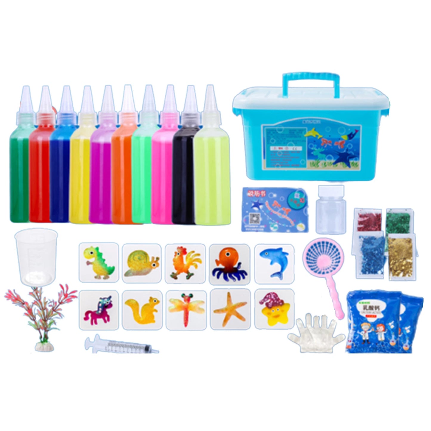 Water Elf Kids DIY Toys Kit – Creative 3D Gel Painting & Arts Craft Aussie Vital Supplies