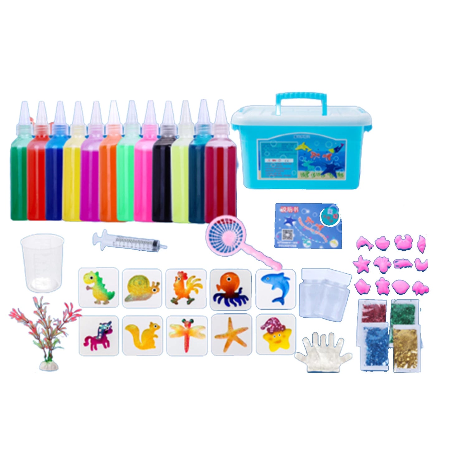 Water Elf Kids DIY Toys Kit – Creative 3D Gel Painting & Arts Craft Aussie Vital Supplies