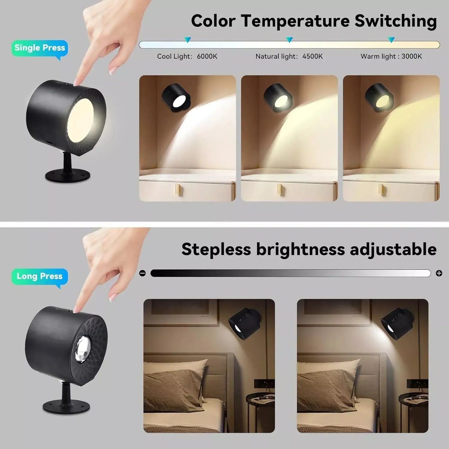 LED Rechargeable Wall Light - 50%OFF Today Only