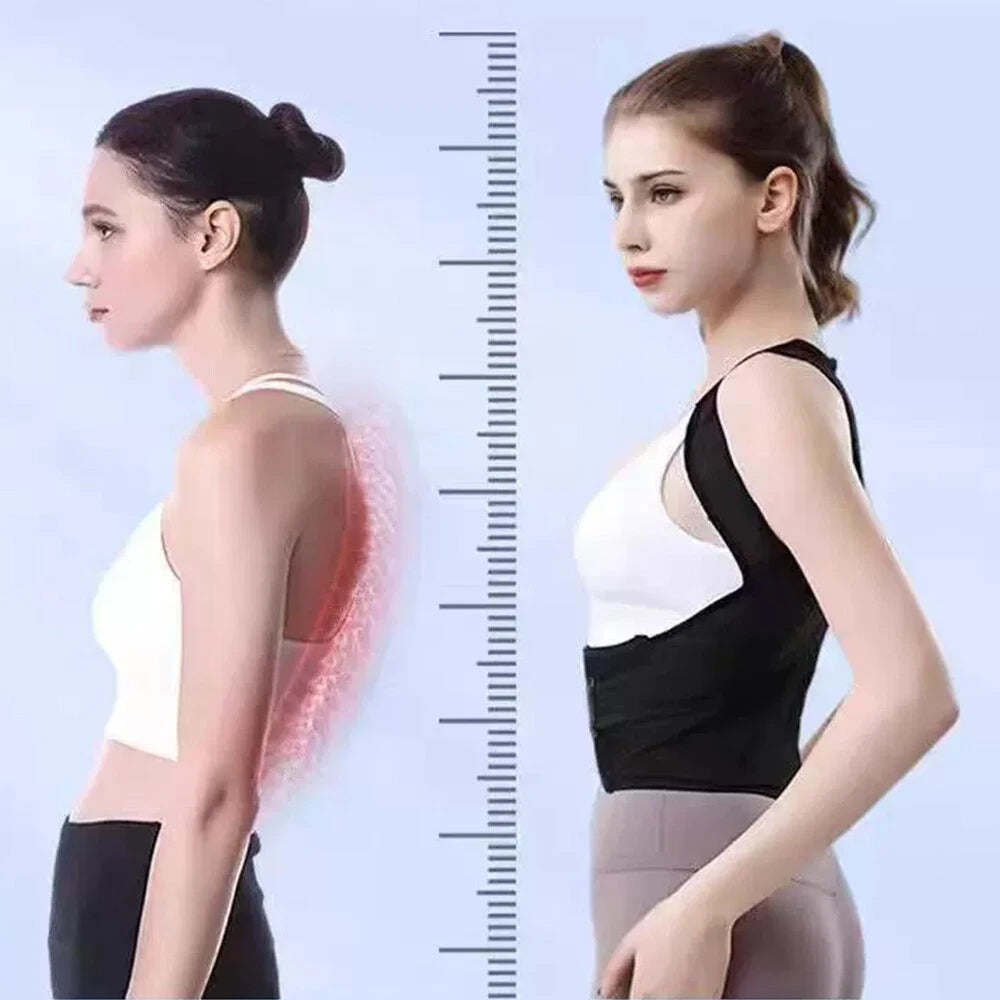Back & Waist Posture Corrector – Adjustable Double Support Brace Aussie Vital Supplies