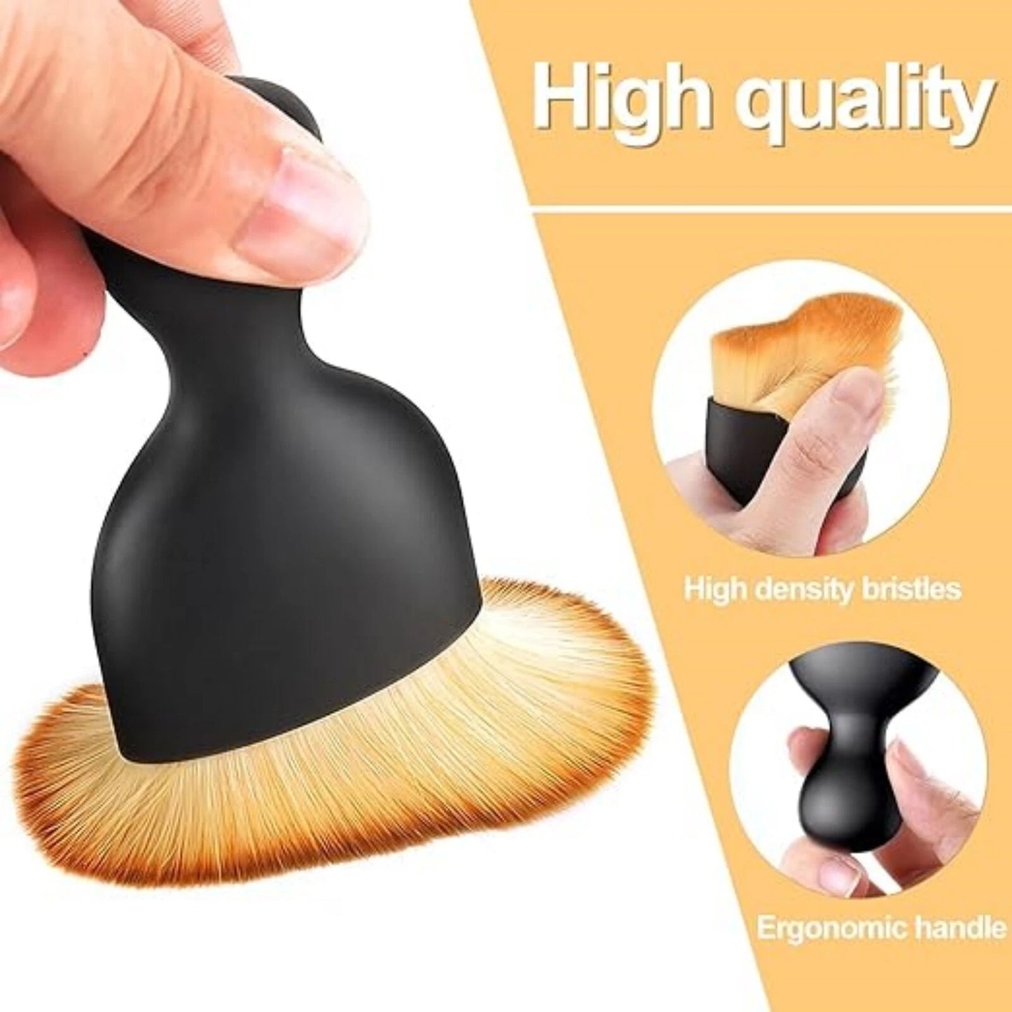 Car Detailing Brush Set (3 Pack) | Dashboard, Vents & Wheels Aussie Vital Supplies