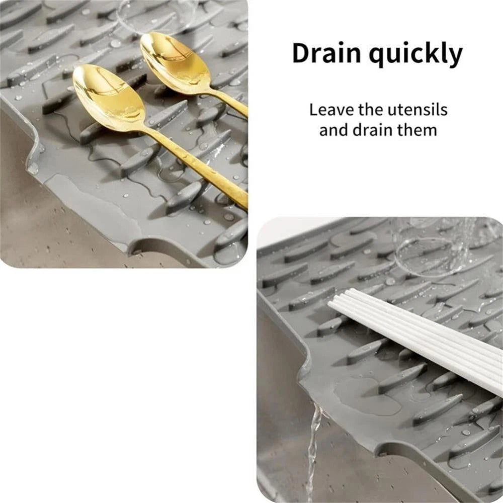 Silicone Drying Mat – Heat-Resistant & Space-Saving Kitchen Essential Aussie Vital Supplies