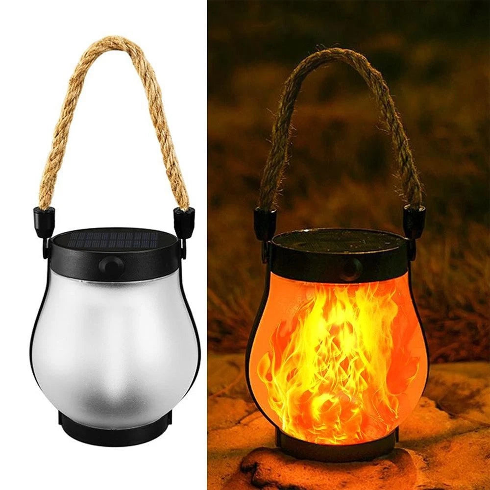 Flickering Flame Solar Garden Lamp Aussie Vital Supplies