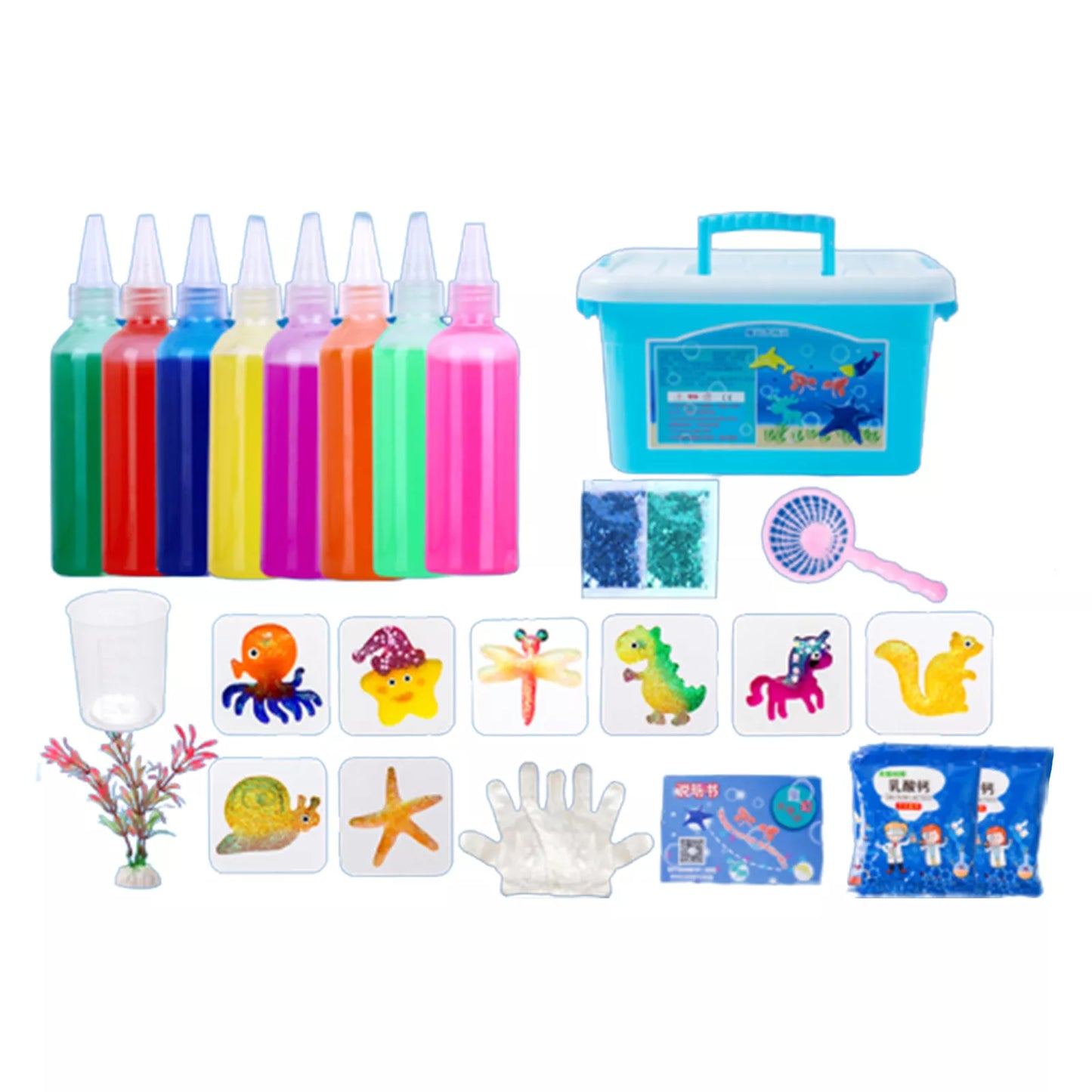 Water Elf Kids DIY Toys Kit – Creative 3D Gel Painting & Arts Craft Aussie Vital Supplies