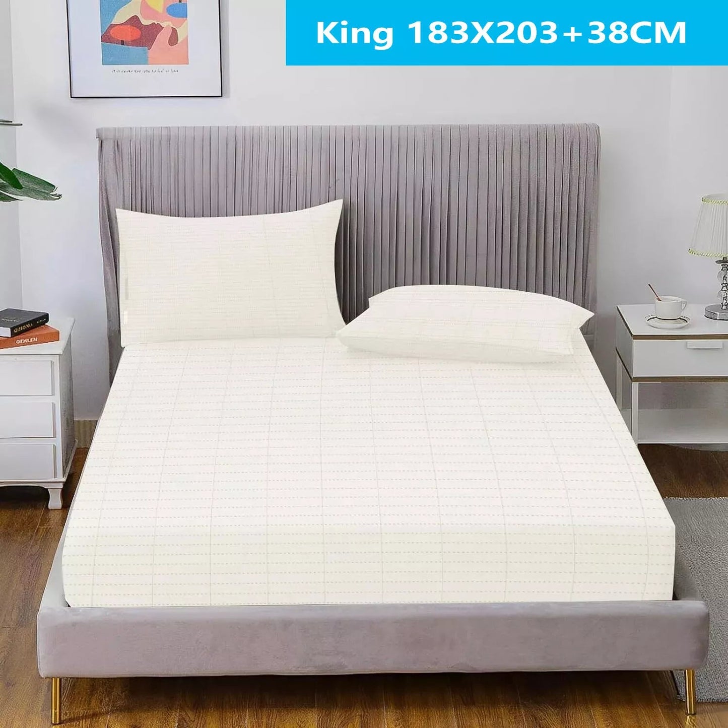 Grounding Bed Sheet with AU Plug – Organic Cotton & Silver Fiber Earthing Sheet for Better Sleep & Pain Relief Aussie Vital Supplies