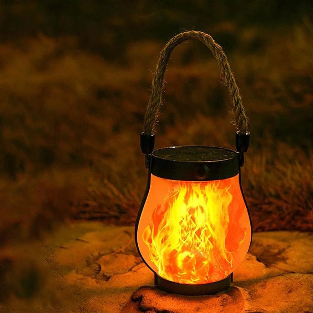 Flickering Flame Solar Garden Lamp Aussie Vital Supplies
