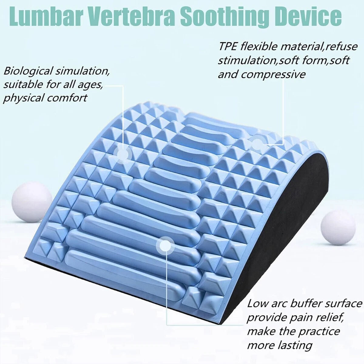 Lumbar Stretcher/ Back Stretcher for Pain Relief - Now 50%OFF