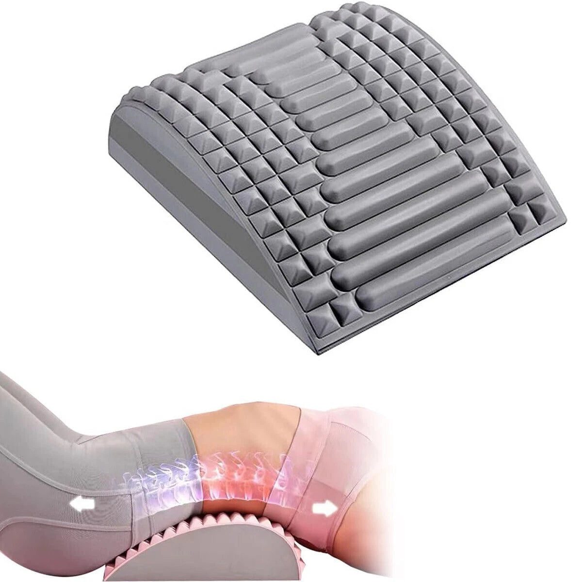 Lumbar Stretcher/ Back Stretcher for Pain Relief - Now 50%OFF