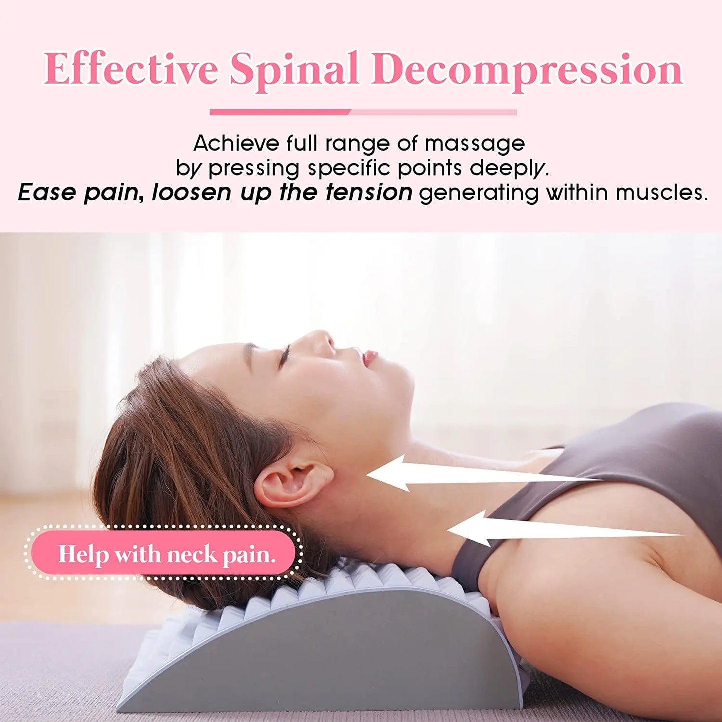 Lumbar Stretcher/ Back Stretcher for Pain Relief - Now 50%OFF