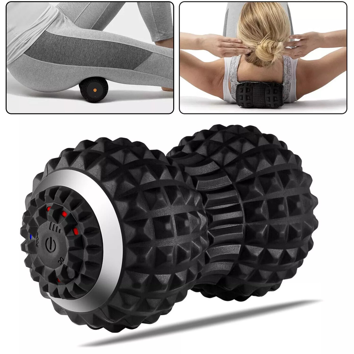 Silicone Vibrating Massage Roller – Muscle Recovery & Pain Relief