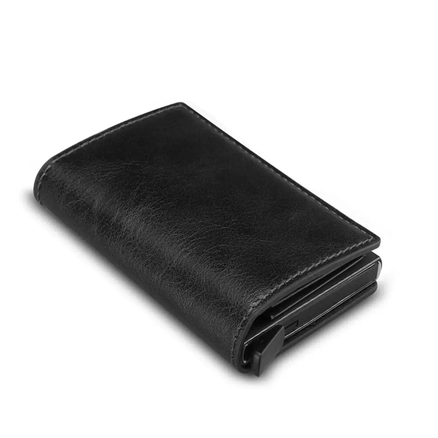 Smart RFID Blocking Wallet | Slim Leather Pop-Up Card Holder – 50% Off