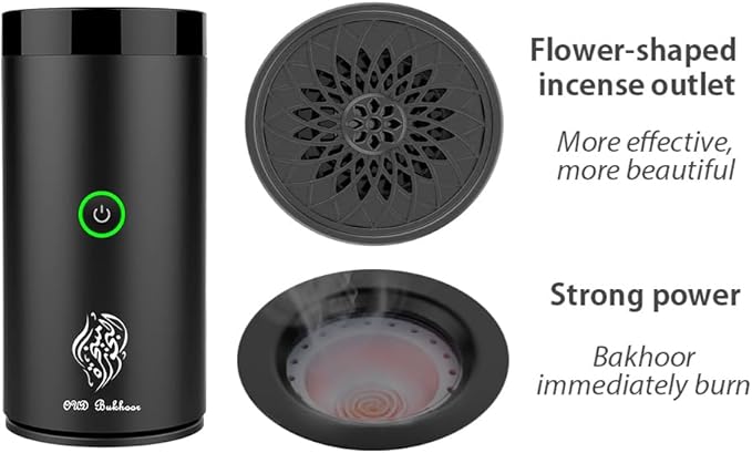 Electric Bakhoor Incense Burner with Quran Speaker – Portable Arabic Oud Burner Aussie Vital Supplies