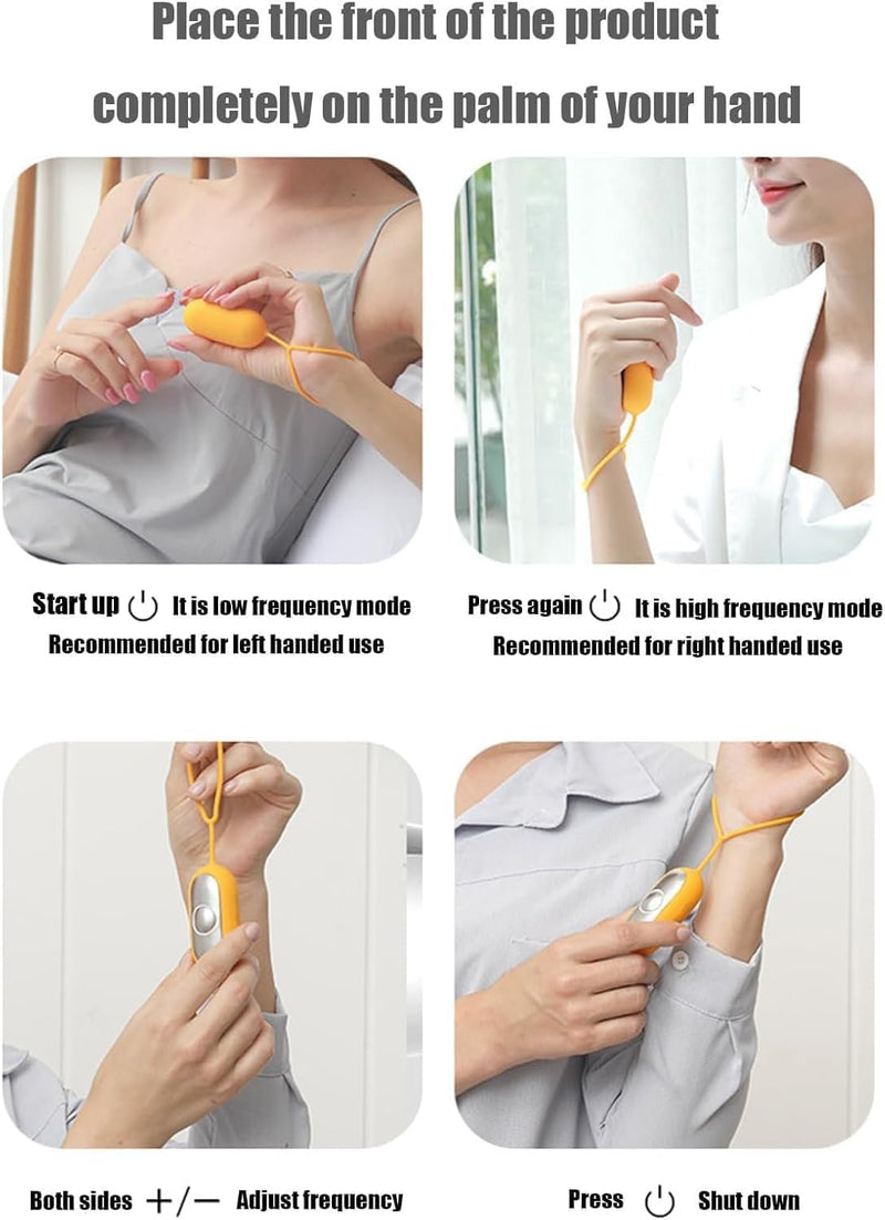 Step-by-step guide on how to use the Calm Carry device