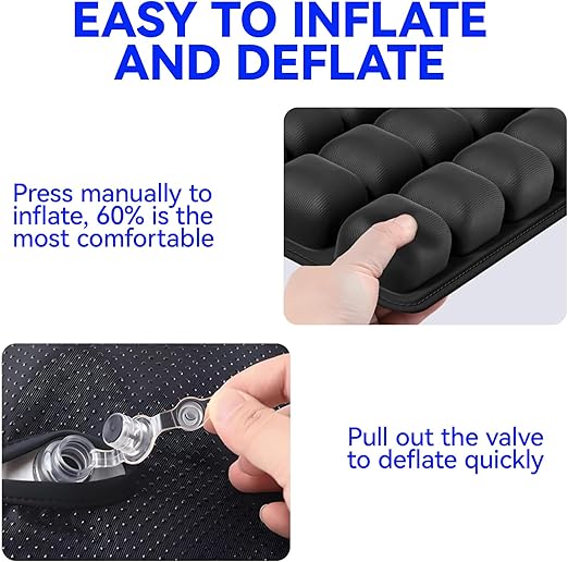 Portable Travel Seat Cushion – Lumbar & Tailbone Support