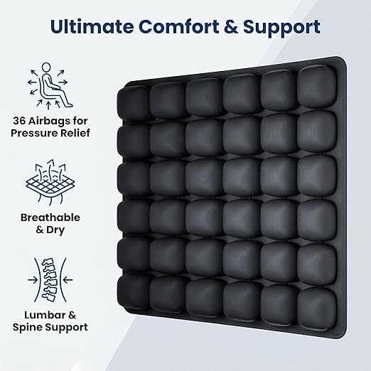 Portable Travel Seat Cushion – Lumbar & Tailbone Support