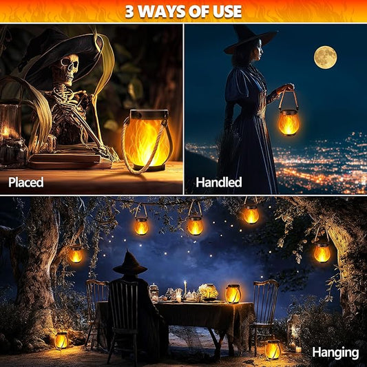 Flickering Flame Solar Garden Lamp Aussie Vital Supplies