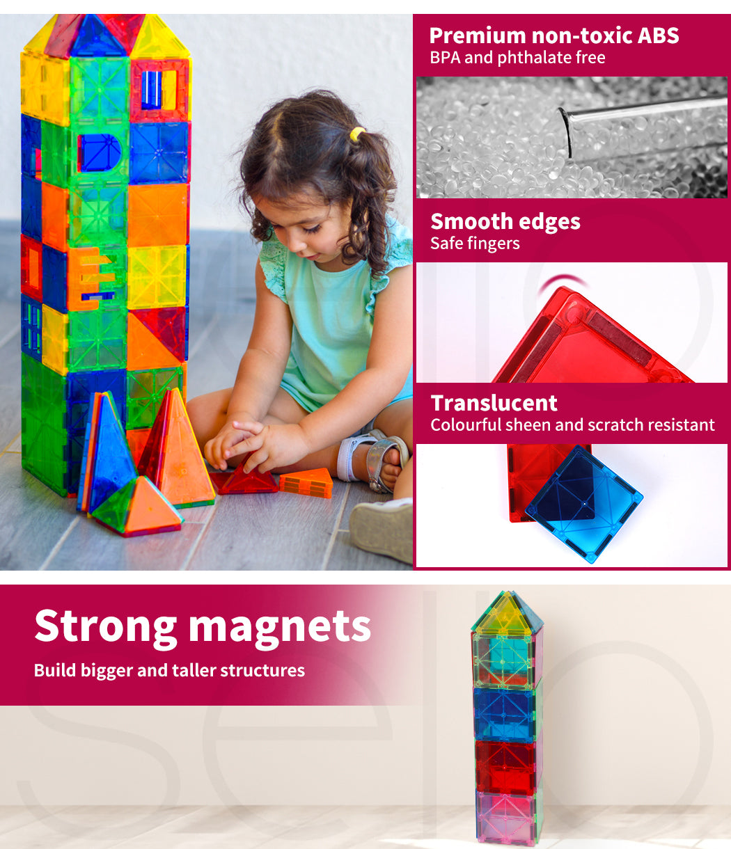 Magnetic Tiles Building Blocks Set