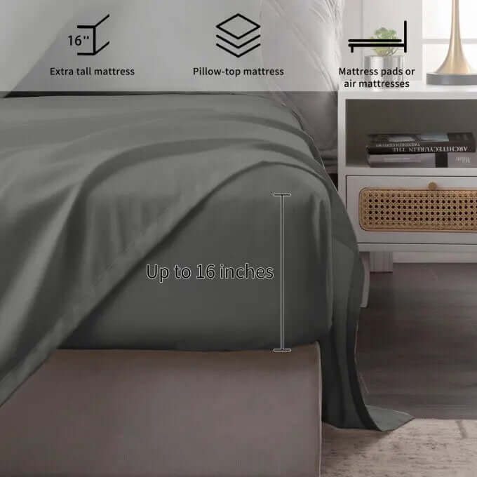 Eco-Friendly Bamboo Bed Sheets/ Ultra Soft Bamboo Sheet Set