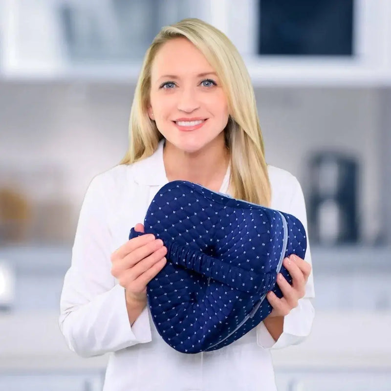Alignment pillow available in navy