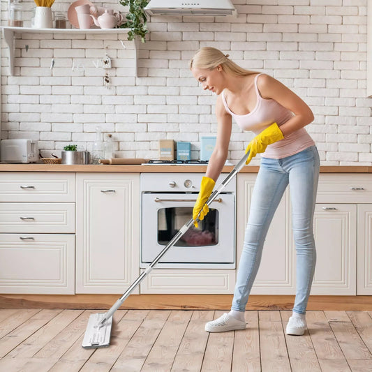 Hands-Free Flat Mop & Bucket Set Aussie Vital Supplies