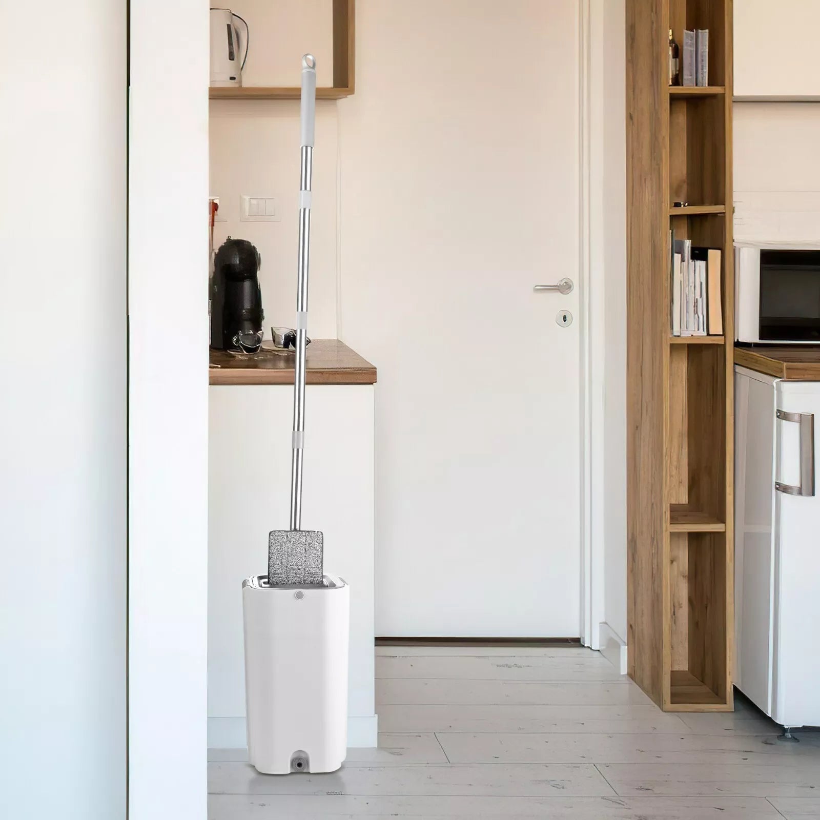 Hands-Free Flat Mop & Bucket Set Aussie Vital Supplies