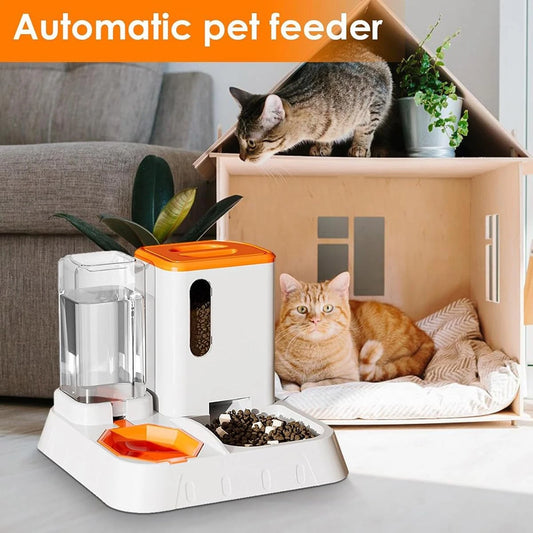 2-in-1 Dog & Cat Feeder Station