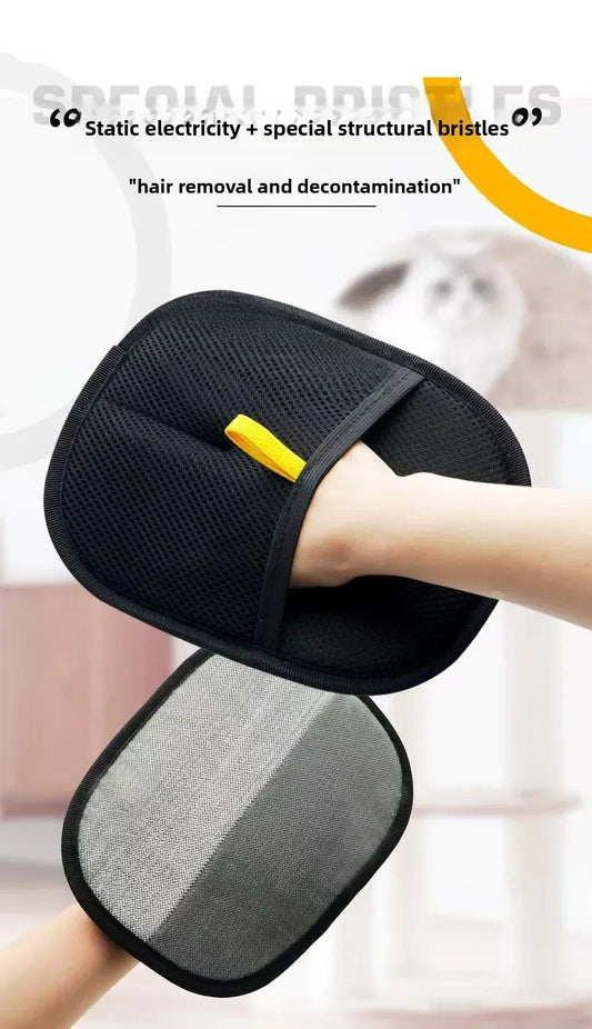 Double-Sided Pet Hair Removal Gloves | Reusable Grooming & Fur Cleaning Tool Aussie Vital Supplies