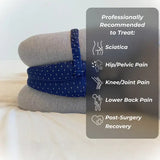 Ergonomic sleep alignment pillow designed to relieve joint stiffness and enhance sleep posture.