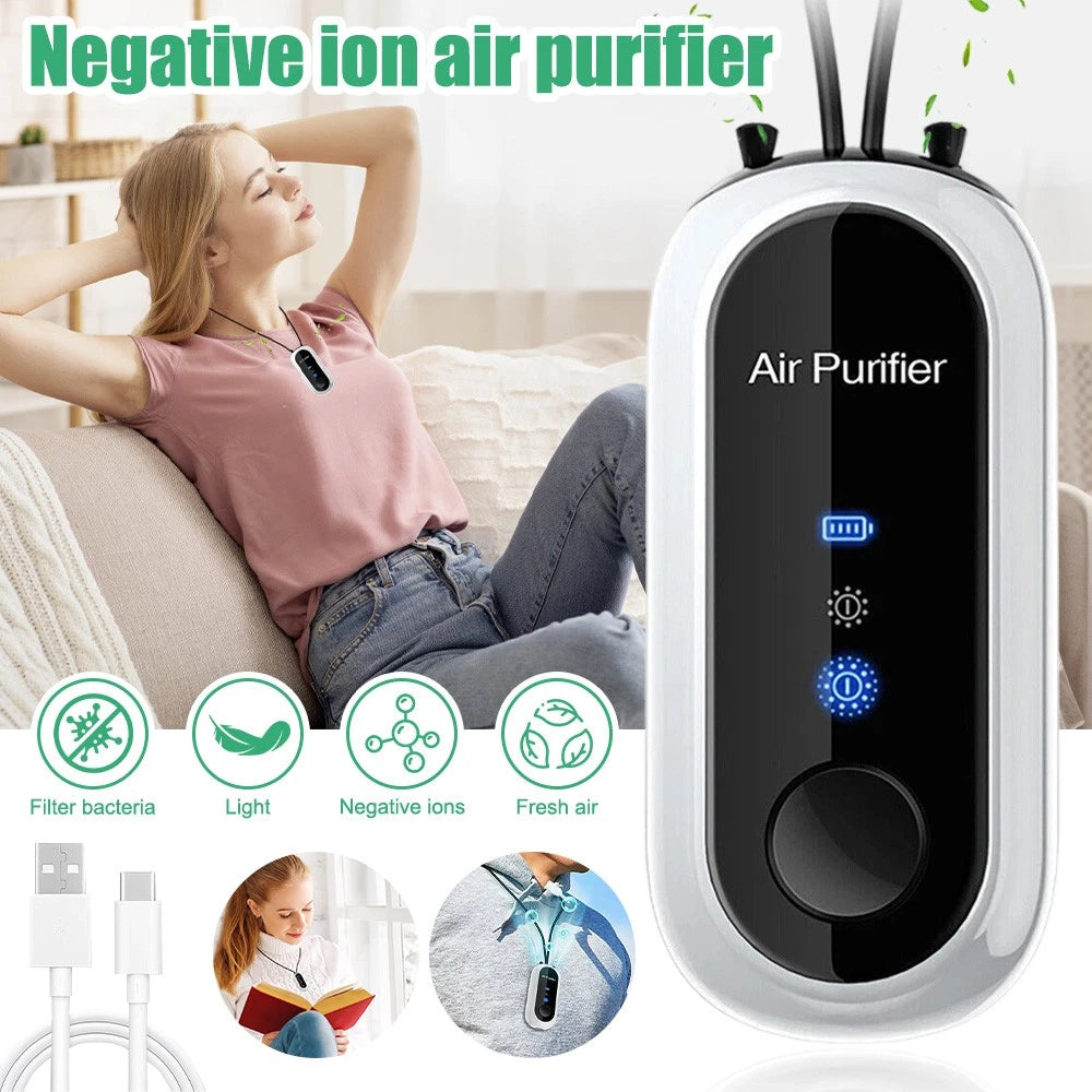 Mini Air Purifier for Car, Office & Travel – Negative Ion Cleaner Aussie Vital Supplies