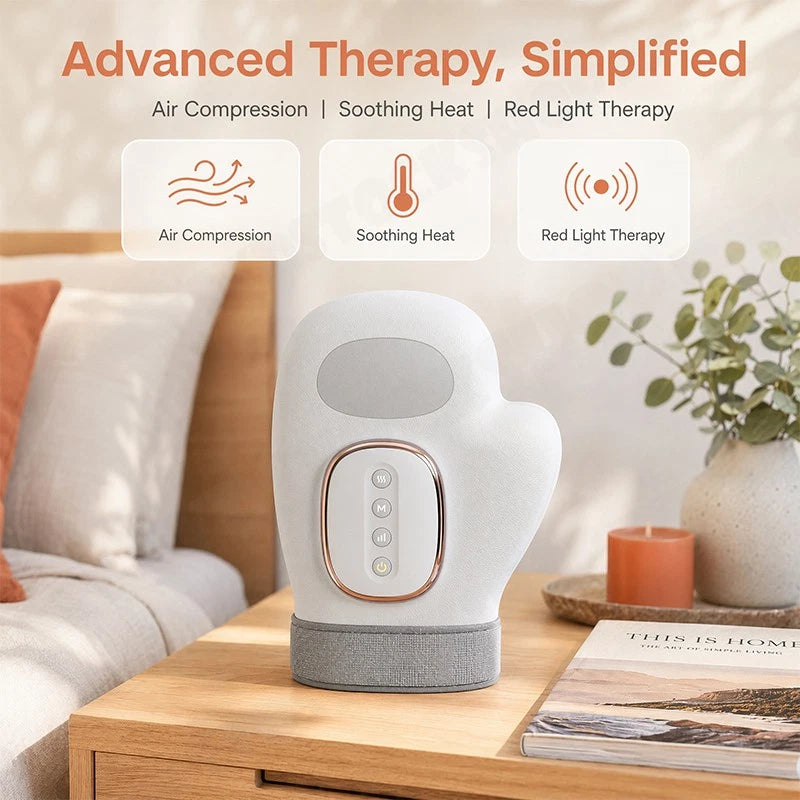 Electric Hand & Wrist Massager with Heat & Air Compression