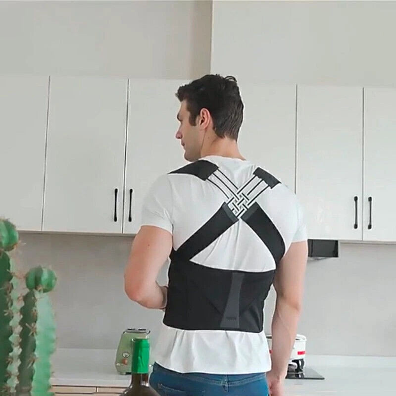 Back & Waist Posture Corrector – Adjustable Double Support Brace Aussie Vital Supplies