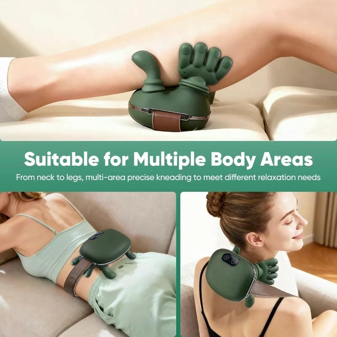Heated Neck & Shoulder Massager with Deep Kneading Therapy - 50%OFF Aussie Vital Supplies