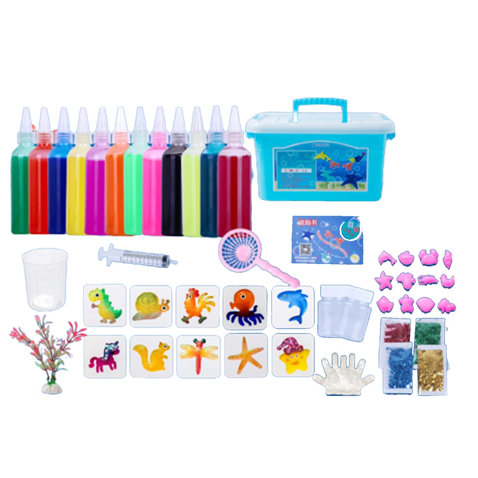 Water Elf Kids DIY Toys Kit – Creative 3D Gel Painting & Arts Craft Aussie Vital Supplies