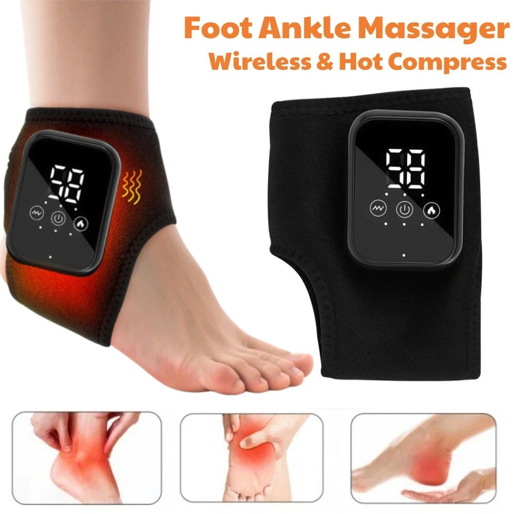 Cordless Heated Ankle Massager Brace Aussie Vital Supplies