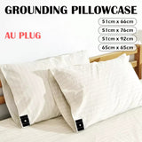 Grounding Pillowcase – 95% Organic Cotton & Silver Fiber for Natural Wellness
