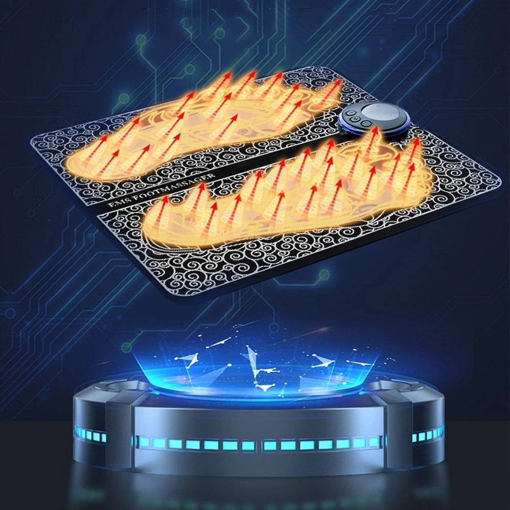 EMS Foot Massager Pad – Electric Muscle Stimulator for Foot & Leg Relaxation - 50% OFF While Stocks Last