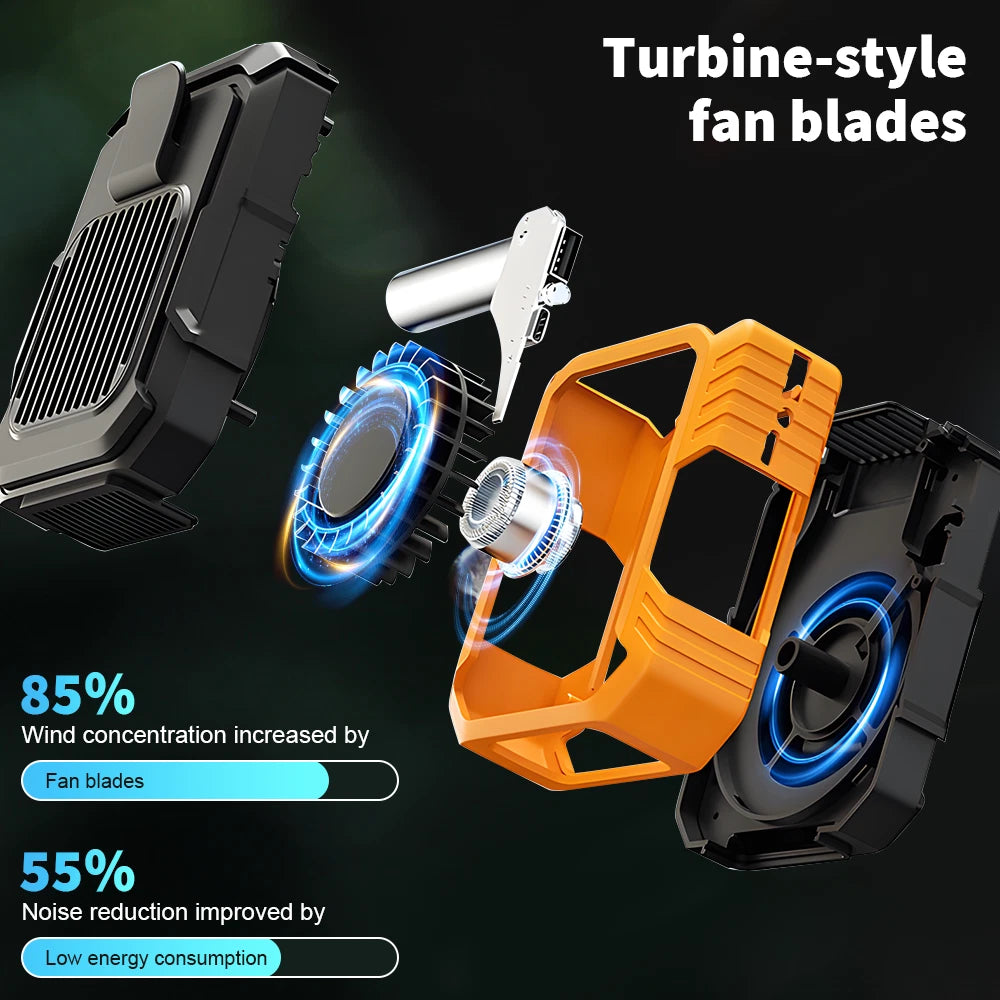 Portable Waist Fan – Hands-Free Clip-On Belt Cooling Fan Aussie Vital Supplies