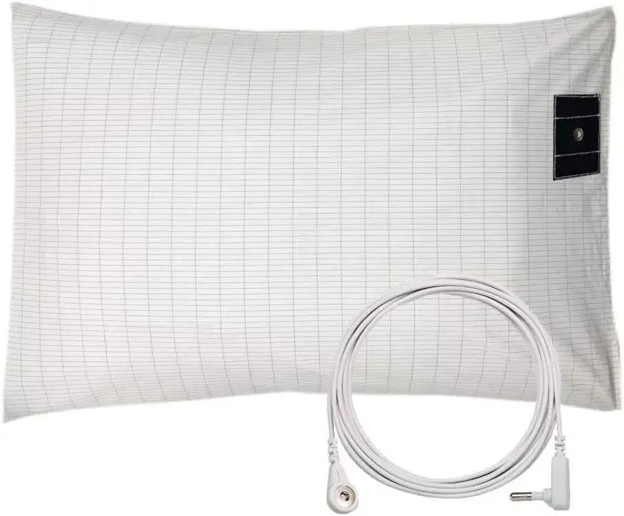 Grounding Pillowcase – 95% Organic Cotton & Silver Fiber for Natural Wellness