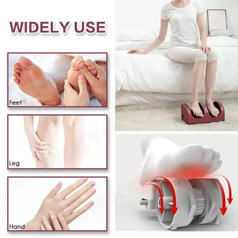 Electric Foot Massager with Heat | Relieve Pain & Boost Circulation