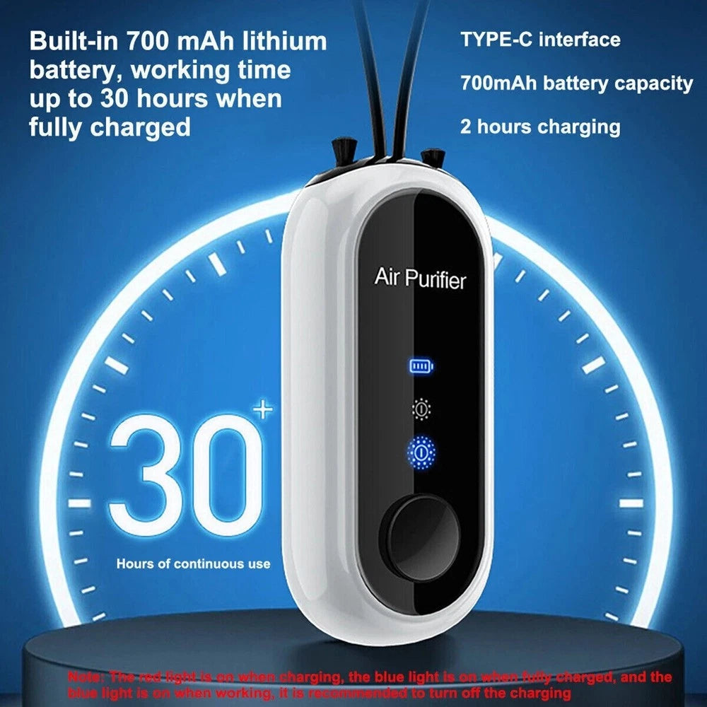 Mini Air Purifier for Car, Office & Travel – Negative Ion Cleaner Aussie Vital Supplies